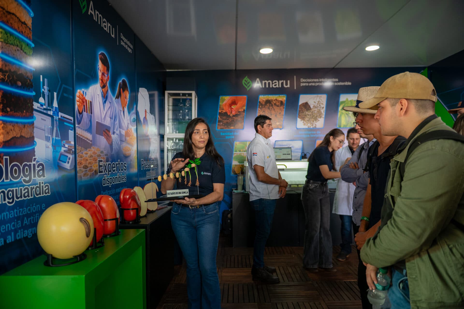 Amaru Centro de Diagnóstico Agrofértil análisis foliar y semillas